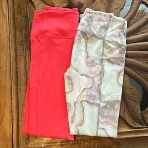 Lot of 2 Victoria Secret Knockout Leggings